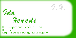 ida heredi business card